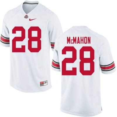 Men's Ohio State Buckeyes #28 Amari McMahon White Nike NCAA College Football Jersey High Quality DIS6144YR